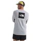The North Face Core Box NSE Long Sleeve Tee -Men's TNF Pale Grey Heather