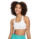 Nike Swoosh Sports Bra - Girls' White / Pure Platinum