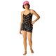 Carve Designs Catalina Tankini Swim Top - Women's Black Floret