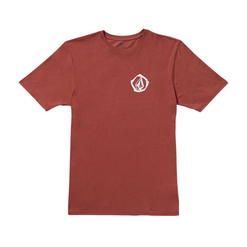 Volcom-Wavvy-Short-Sleeve-Tee---Youth-Mahogany-Heather