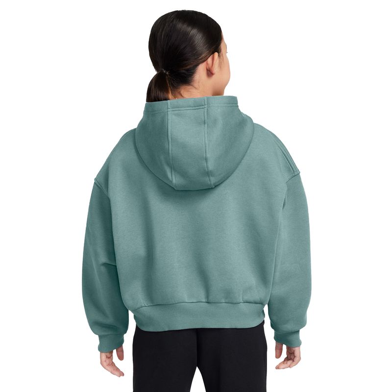 Nike-NSW-Club-Fleece-Boxy-GX-Star-Hoody---Girls--Cannon---White