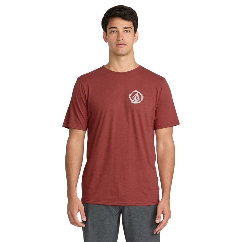 Volcom-Wavvy-Short-Sleeve-Tee---Youth-Mahogany-Heather