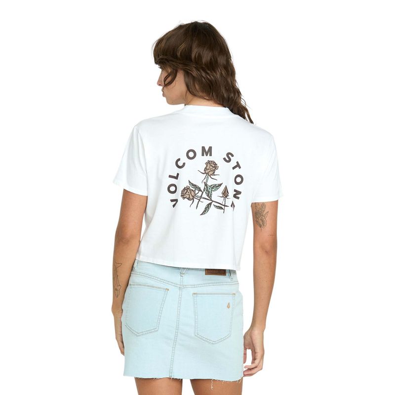 Volcom-Dial-Crop-Tee---Women-s-White