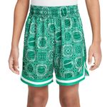 Nike DNA Dri-FIT 5" Basketball Shorts - Kids' Stadium Green / White