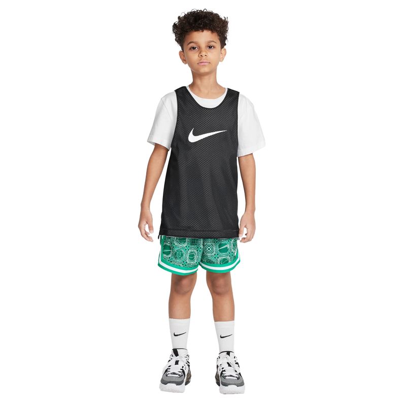 Nike DNA Dri-FIT 5" Basketball Shorts - Kids' Stadium Green / White