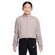 Nike NSW Woven Dance Jacket - Girls' Platinum Violet / White