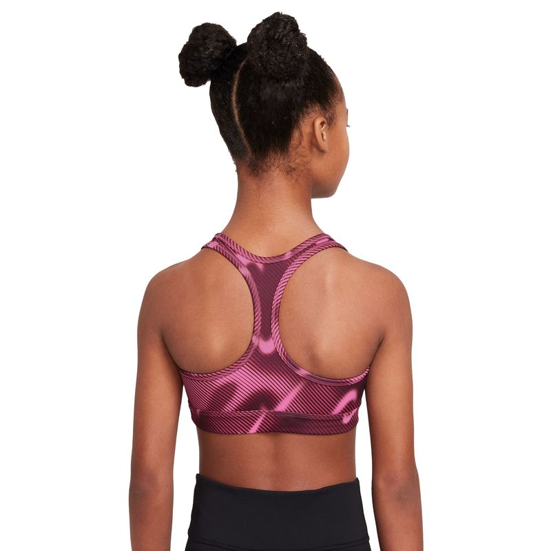 Nike NP Swish VNR Sport Bra - Girls' Sweet Beet / White