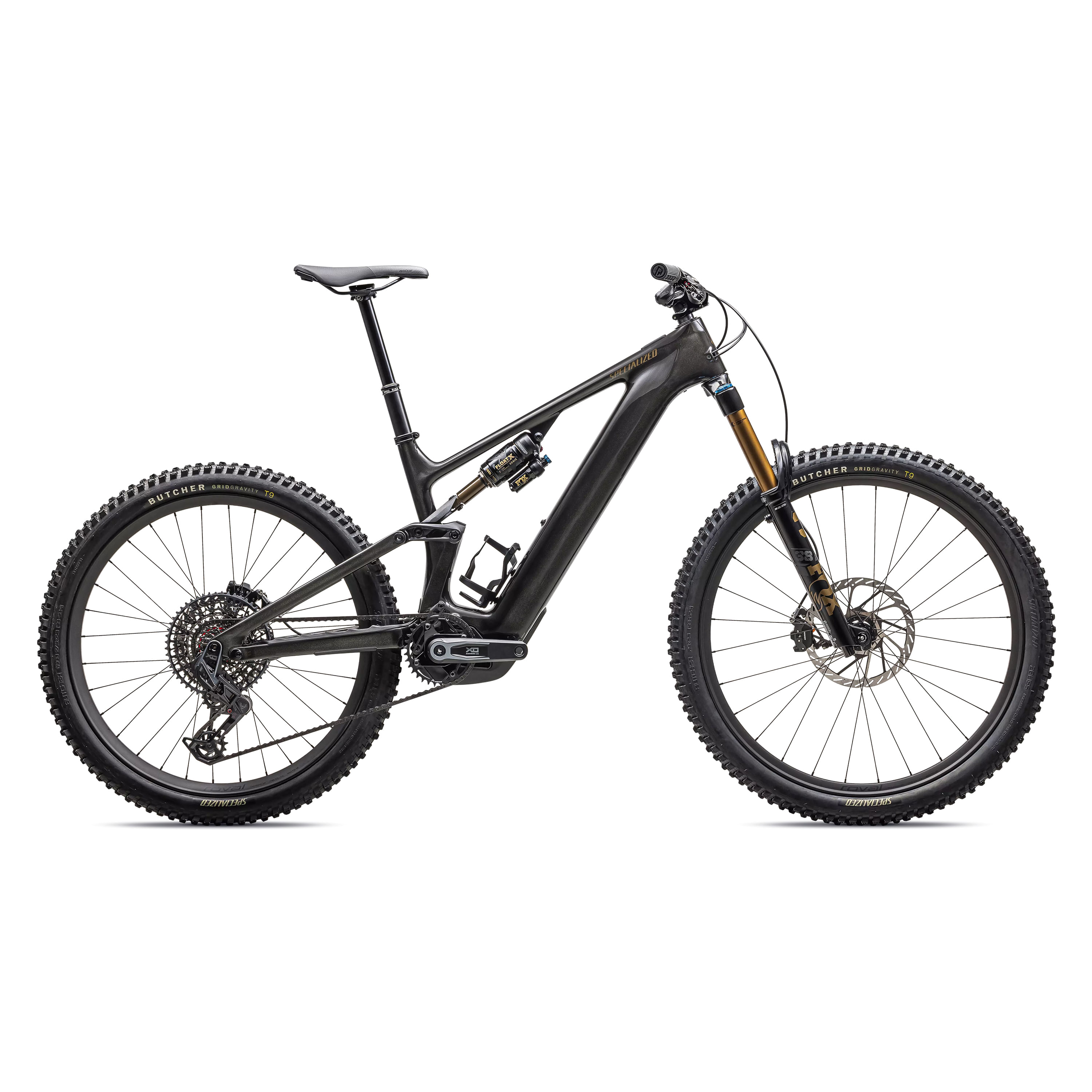 Specialized Turbo Levo 4 Pro Carbon eBike - 2026 Gloss Metallic Obsidian / Burnt Gold Metallic