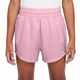 Nike One Dri-FIT High-Waisted Woven Training Shorts - Girls' Med Soft Pink / White