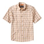 Orvis-Tech-Chambray-Short-Sleeved-Plaid-Work-Shirt---Men-s-Snow---Shitake