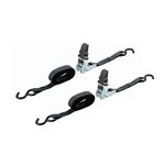 Focus-On-Tools-Ratchet-Tie-Down-Set---2PC-Black