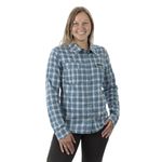 DSG-Outerwear-Plaid-Button-Down-Shirt---Women-s-Steel-Blue-Plaid