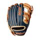 WILSON GLOVE A2000 SUMMER 2025 JA27 Navy / Navy SuperSnakeSkin / Blonde / Orange
