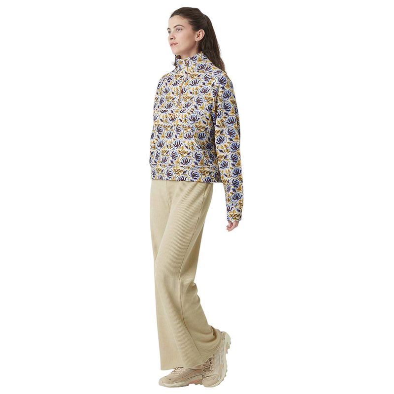 Picture-Quenda-1-2-Zip-Sweat---Women-s-Alpine-Thistle-Print