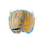 WILSON-GLOVE-A2000-SUMMER-2025-B125-Blonde---Sky-Blue---Red