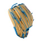 WILSON-GLOVE-A2000-SUMMER-2025-B125-Blonde---Sky-Blue---Red