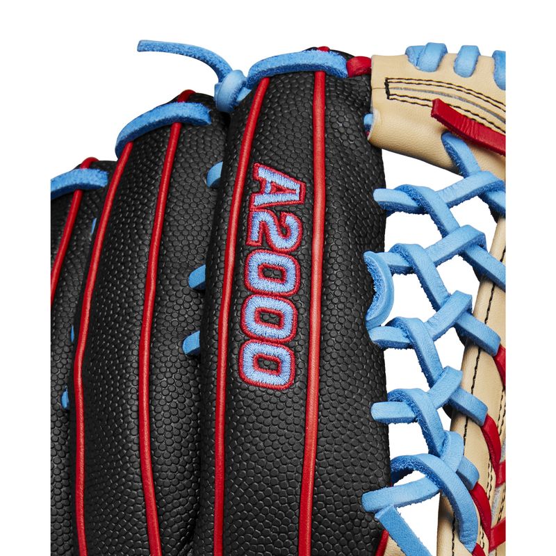 Wilson-A2000-PF92-12.25--Baseball-Glove---Spring-2025-Blonde---Black-SuperSkin---Red
