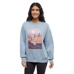 Tentree Emerald Edge Crew - Women's Blue Haze/Huckleberry