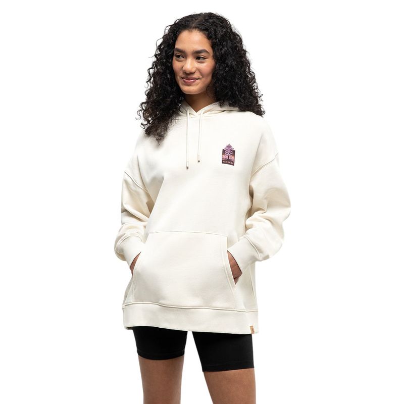 Tentree Emerald Edge Oversized Hoodie - Women's Undyed/Huckleberry