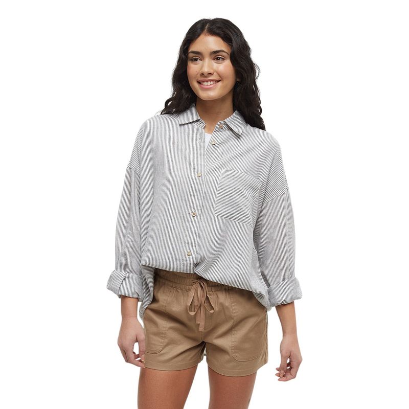 Tentree West End Shirt - Women's Undyed/Graphite