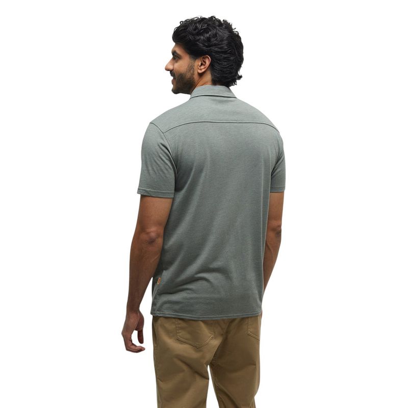 Tentree Treeblend Shortsleeve Shirt - Men's Agave Green Heather