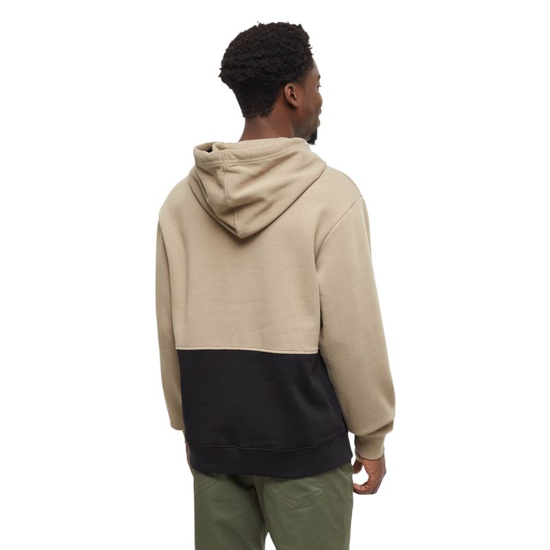 Tentree Howson Hoodie - Men's Khaki/Meteorite Black