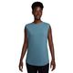 Nike One Relaxed Dri-FIT Tank Top - Women's Smokey Blue / Black