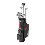 Wilson-Profile-Complete-Golf-Club-Stand-Bag-Set---Men-s-Black---Red