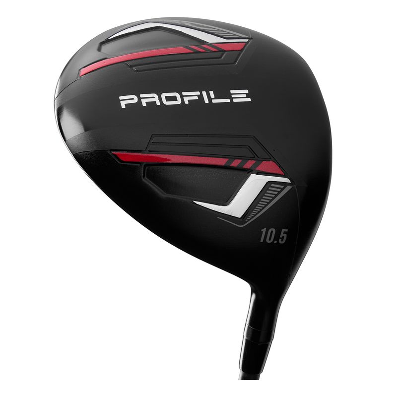 Wilson-Profile-Complete-Golf-Club-Stand-Bag-Set---Men-s-Black---Red