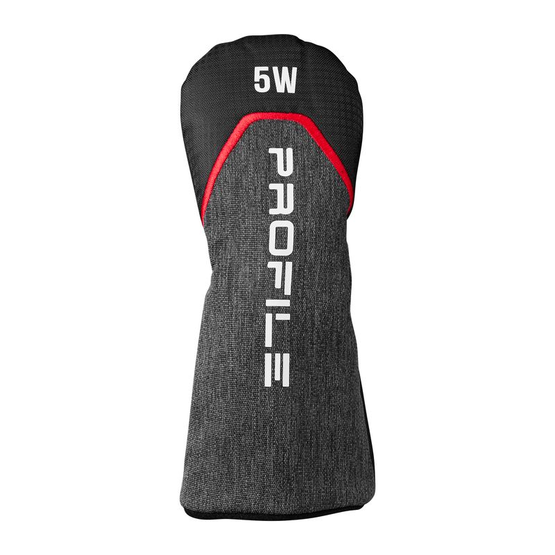 Wilson-Profile-Complete-Golf-Club-Stand-Bag-Set---Men-s-Black---Red