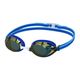 Speedo Jr. Mirrored Vanquisher 3.0 - Kids' Cobalt Pop / Cobalt / Gold Mirror