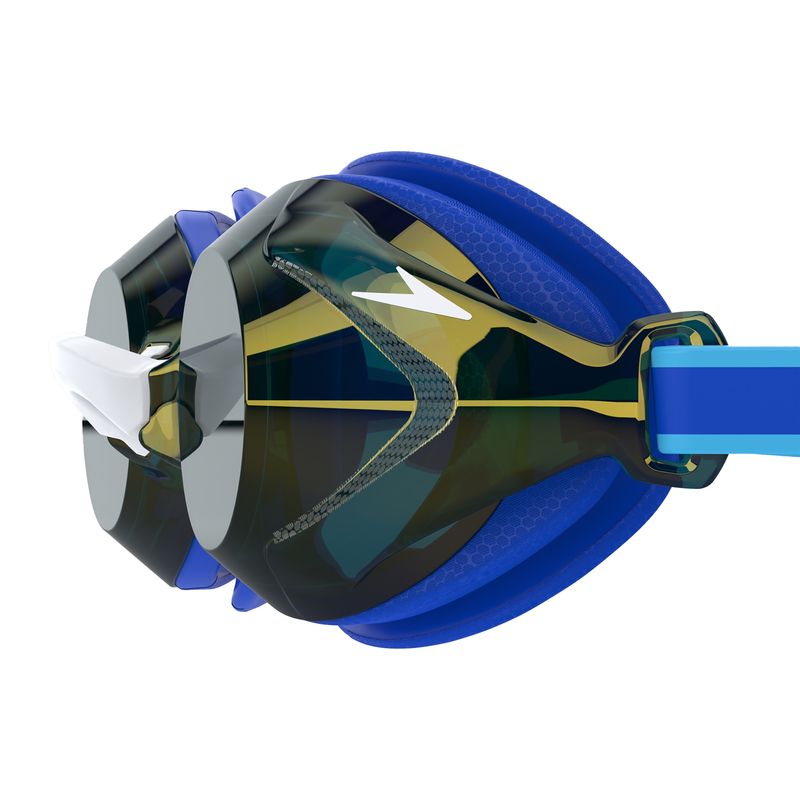 Speedo-Jr.-Mirrored-Vanquisher-3.0---Kids--Cobalt-Pop---Cobalt---Gold-Mirror