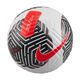 Nike Flight Soccer Ball White / Black / Bright Crimson