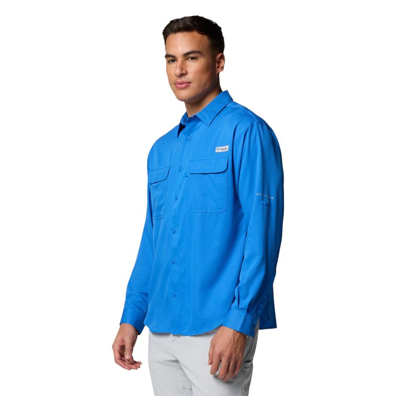 Columbia-Shirt-PFG-Backwater-Long-Sleeve---Men-s-Vivid-Blue
