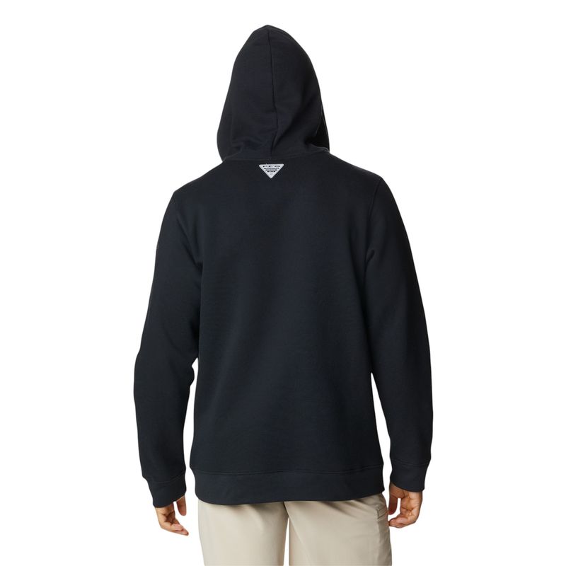 Columbia PFG Fish Flag II Hoodie - Men's Black / Graphite USA