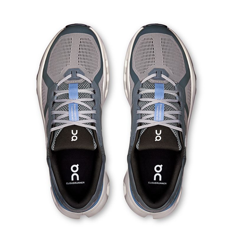 On Cloudrunner 2 Running Shoe - Men's Alloy / Chambray