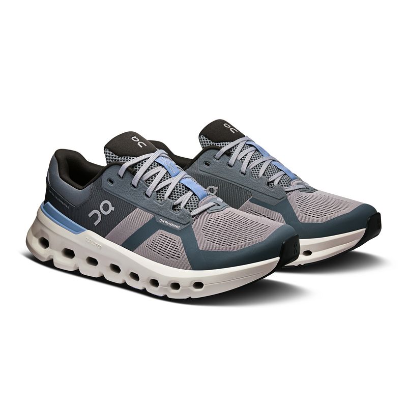 On Cloudrunner 2 Running Shoe - Men's Alloy / Chambray