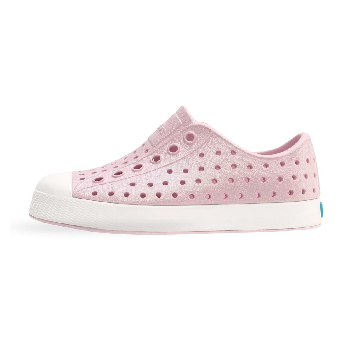 Native Jefferson Bio-Bling - Youth Barely Pink Bling  /  Shell White