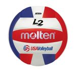 MOLTEN VOLLEYBALL L2 NFHS Red / White / Blue