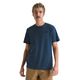 The North Face Short Sleeve Tri-Blend Tee -Men's Super Sonic Blue White Heather