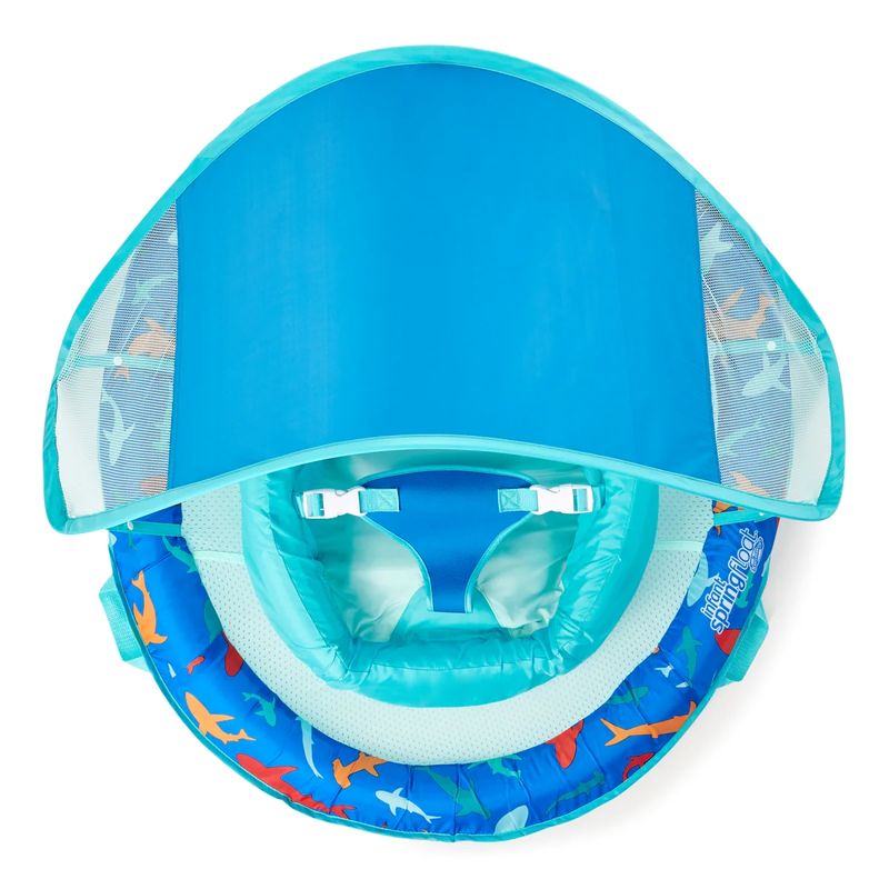 SwimWays-Inflatable-Spring-Float-with-Canopy---Infant-Shark