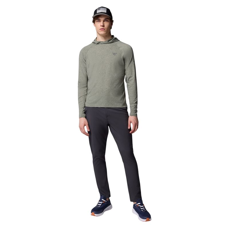 Columbia PFG Uncharted Hoodie - Men's Cypress Heather