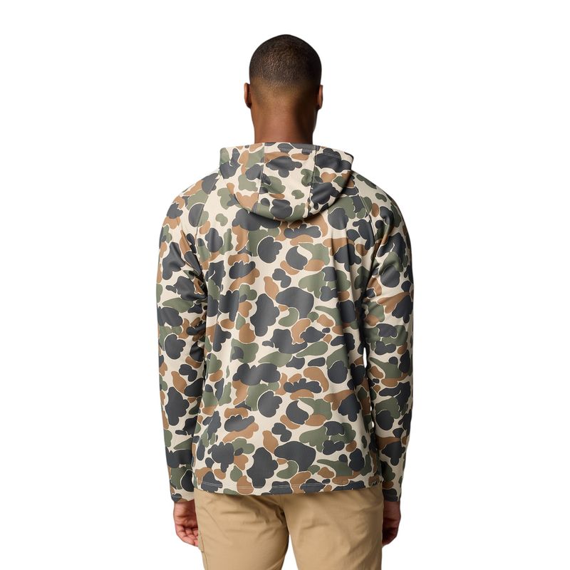 Columbia Wild Cast Camp Hoodie - Men's Fossil Deltahunter Camo