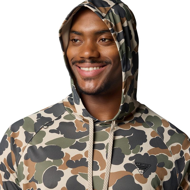 Columbia Wild Cast Camp Hoodie - Men's Fossil Deltahunter Camo