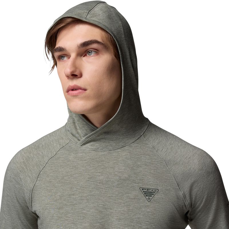 Columbia PFG Uncharted Hoodie - Men's Cypress Heather