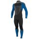 O'neill Epic 3/2mm Back Zip Full Wetsuit - Youth Black / Ocean / Smoke