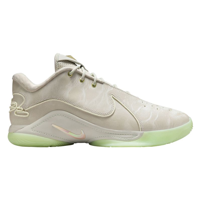 Nike LeBron XXII "Crown Jewel" Basketball Shoe - Men's Light Bone / Soft Pearl / Vapor Green