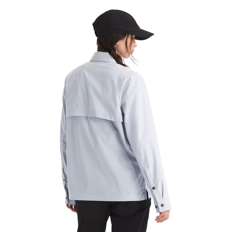 The-North-Face-Lightrange-Long-Sleeve-Shirt---Women-s-Mystic-Haze
