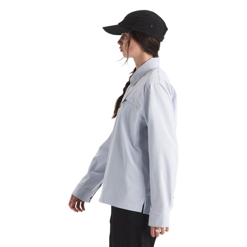The-North-Face-Lightrange-Long-Sleeve-Shirt---Women-s-Mystic-Haze