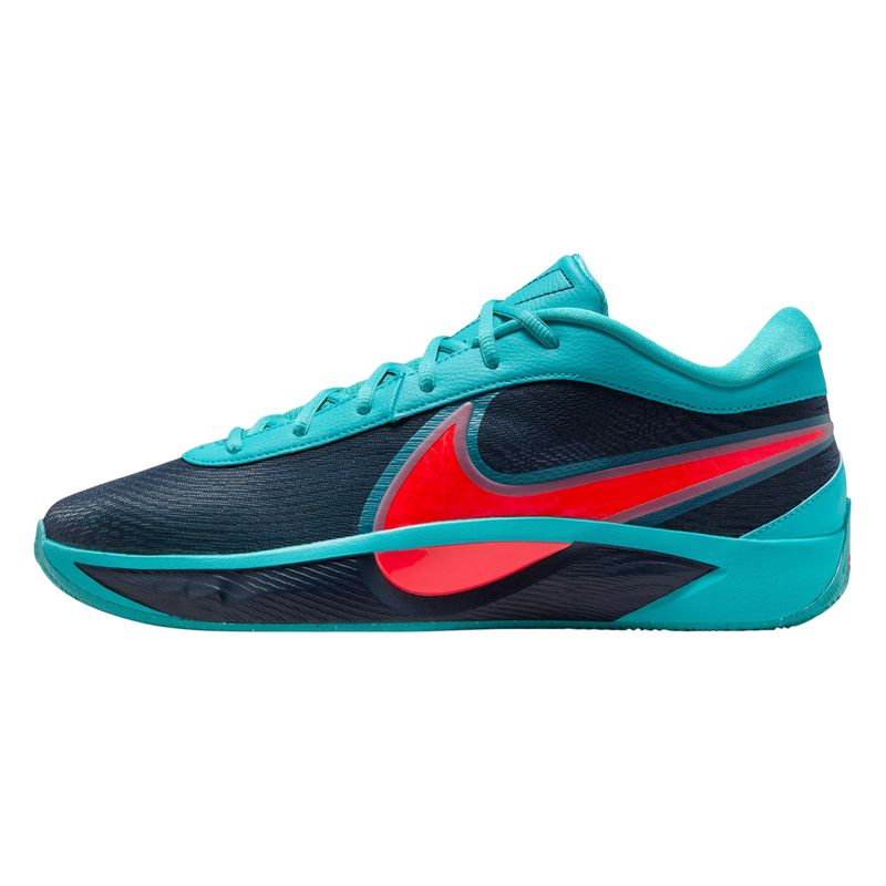 Nike Giannis Freak 6 Basketball Shoe - Men's Dusty Cactus / Obsidian / Bright Crimson
